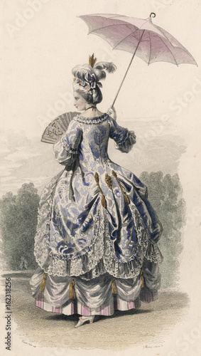 Court Lady 1715. Date: 1715