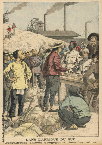 Chinese Workers Africa. Date: 1904