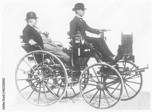 Daimler and Son. Date: 1886