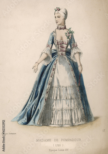 Madame De Pompadour - 1750. Date: 1750