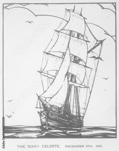 Ships - 'Mary Celeste'. Date: 5 December 1872