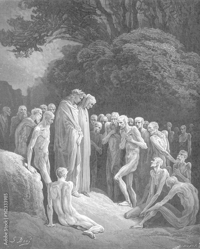 Dante - Virgil - Purgatory. Date: 1307-21