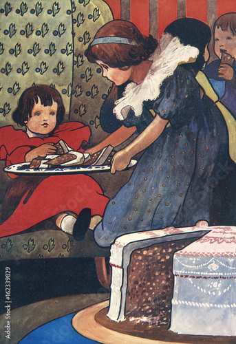 Twelfth Cake by Charles Robinson. Date: 1906