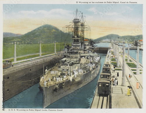 Panama Canal - Pedro Migue. Date: circa 1915