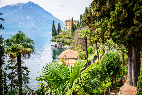 coastal scenery - Como Lake Italian Landscape
