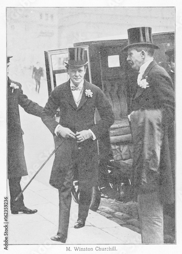 Churchill in Frock Coat. Date: 1908