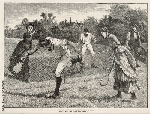 Tennis - Mixed Doubles. Date: 1883