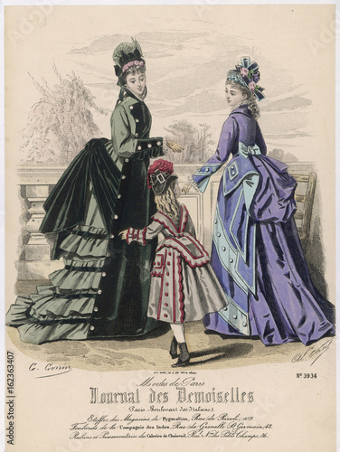 Paris Fashions for 1874. Date: 1874