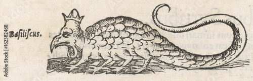 Folklore: Basilisk. Date: 1553