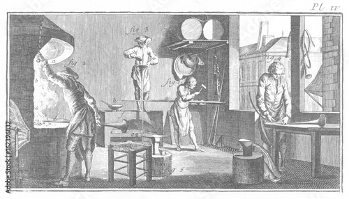 Diderot Horn Making. Date: circa 1760