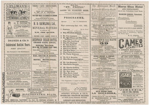 Oxford Music Hall - 1893. Date: September 1893