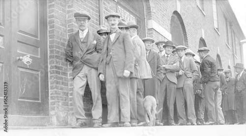 British Unemployed Men. Date: circa 1929