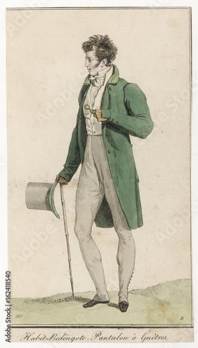 Man in Green Coat 1813. Date: 1813
