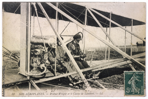 Wilbur Wright - Plane. Date: 1909