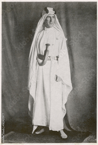 Lawrence of Arabia. Date: circa 1918