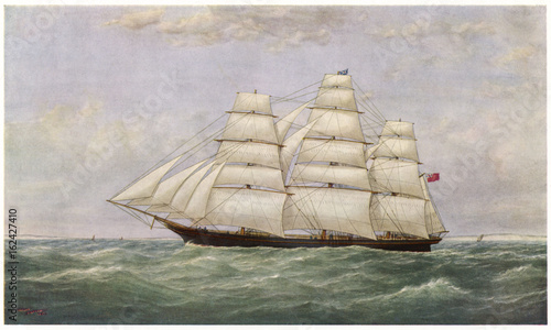 Clipper - Spindrift. Date: 1867