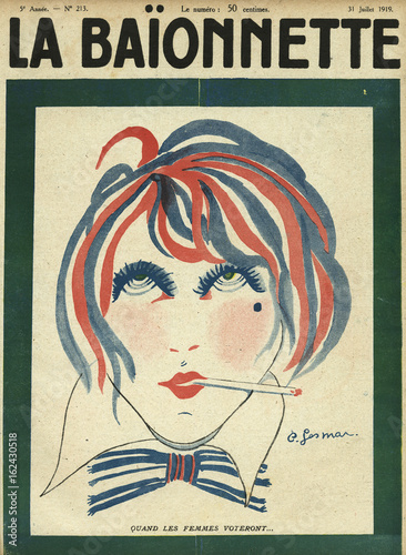 Front cover La Baionnette. Date: 1919