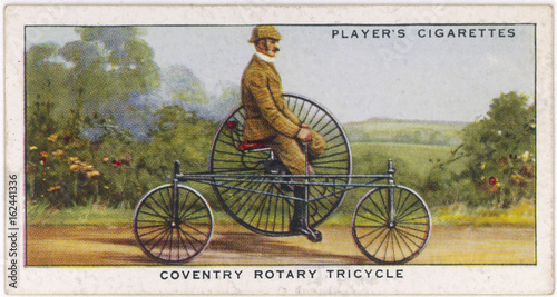 Starley's Tricycle. Date: 1876