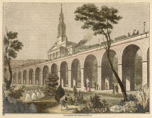 Greenwich Railway Arches. Date: 1836