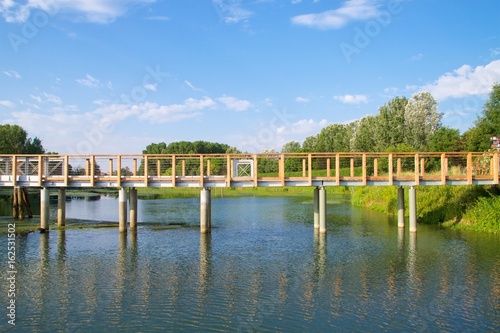 Pista ciclabile lungo il Sile Localita' Casier, Treviso Italia