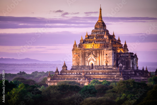 Pagoda Sunset in Bagan, Myanmar