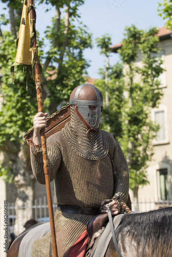 Cavaliere al Palio di Legnano