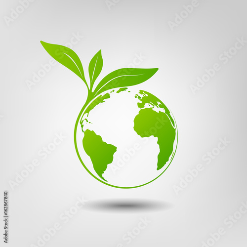 World environmental saving and ecology friendly concept