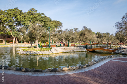 Olive Grove Park (or El Olivar Forest) in San Isidro district - Lima, Peru