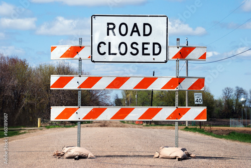 Road Closed Sign