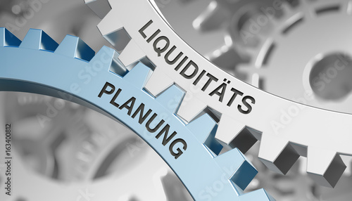 Liquiditäts Planung / Zahnrad