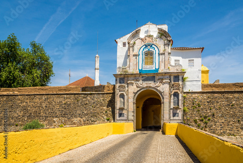 Gate and chapel of Conceicao in Elvas ,Portugal