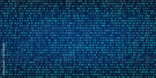 Abstract Technology Binary code Background.Digital binary data and Secure Data Concept