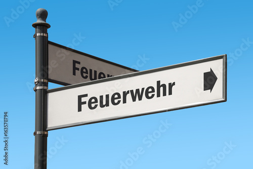 Schild 175 - Feuerwehr