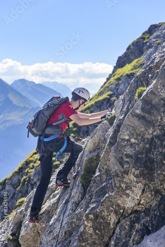 Klettersteig - Bergsteigen im gesicherten Steig