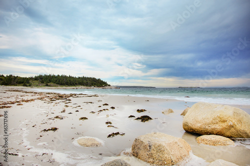 Crystal Crescent Beach in Nova Scotia. 