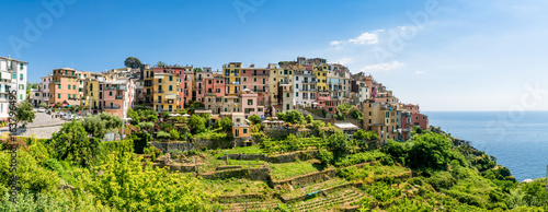 Malerisches Dorf von Corniglia, Cinque Terre, Italien