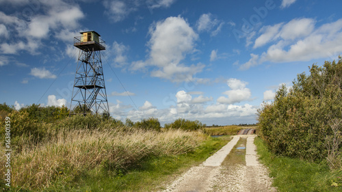 A birdwatching tower in the Matsalu National Park (Estonia) 