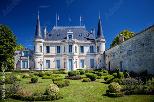 Chateau Palmer - Bordeaux. Margaux. The wine produced here, was classified as one of fourteen Troisièmes Crus in the historic Bordeaux Wine Official Classification of 1855