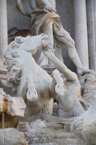 Rome trevi fountain