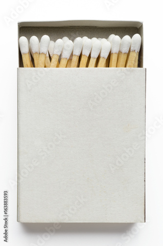 Matches in white box