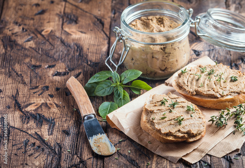 Fresh chicken liver pate