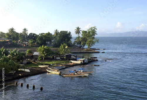 Scene from the port of Alotau, Milne Bay, Papua New Guinea.