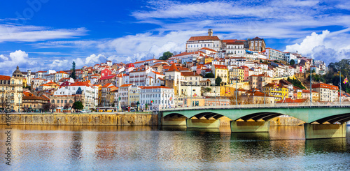 landmarks of Portugal - beautiful Coimbra town