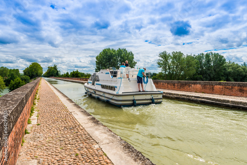 Pont Canal à Moissac, Tarn et Garonne en Occitanie, France