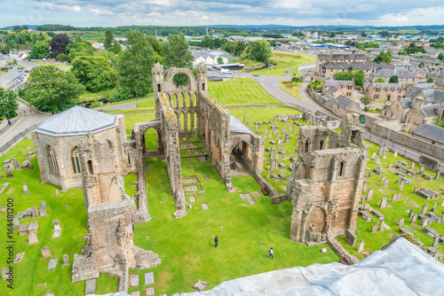 Elgin Cathedral, historic ruin in Elgin, Moray, north-east Scotland