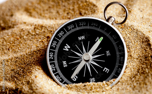 concept compass in sand searching meaning of life