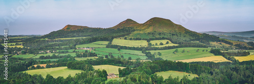 Scott's View looking to the Eildon Hills in the Scottish Borders. Scotland UK, Europe