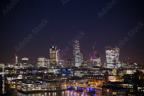 London cityscape by night 1