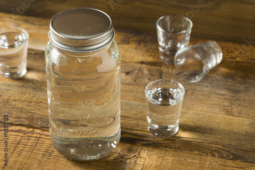 Boozy Alcoholic American Moonshine Shots