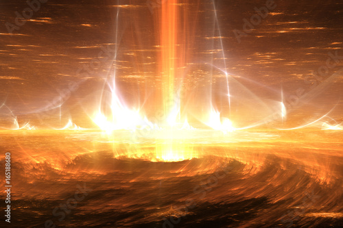 Sun plasma flares. Solar storm, solar flares